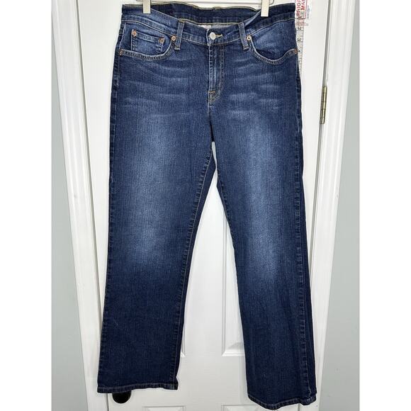 LUCKY BRAND Women's 7w10384 Style Straight Leg Denim Five-Pocket Jean SZ 12/31 - Picture 1 of 7